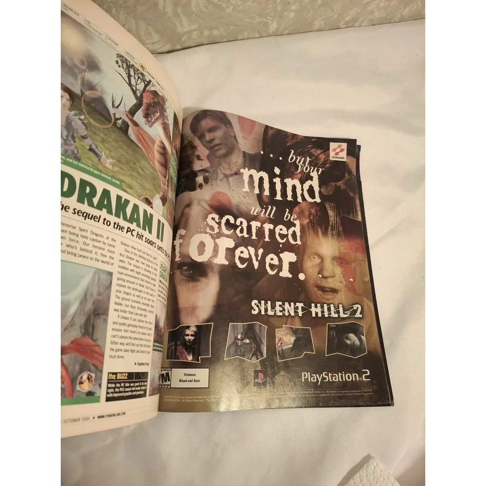 PSM PS2 & PlayStation Magazine Issue 50 Final Fantasy X Silent Hill 2 Ad